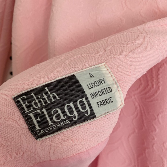 50’s 60’s 70’s Vintage Baby Pink Long Jacket - Picture 7 of 11